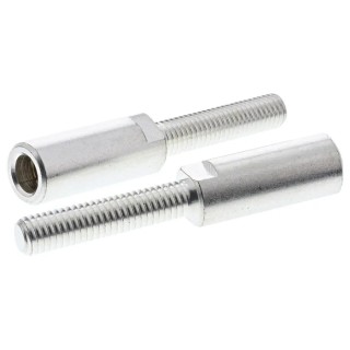 Staubli Silver Female Test Socket, 6 mm Connector, Screw Termination, 100A 01.0005