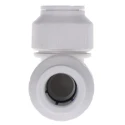 John Guest Plastic Pipe Fitting 90° Elbow Acetal Material, 12 Bar Max Operating Pressure PEM0315W