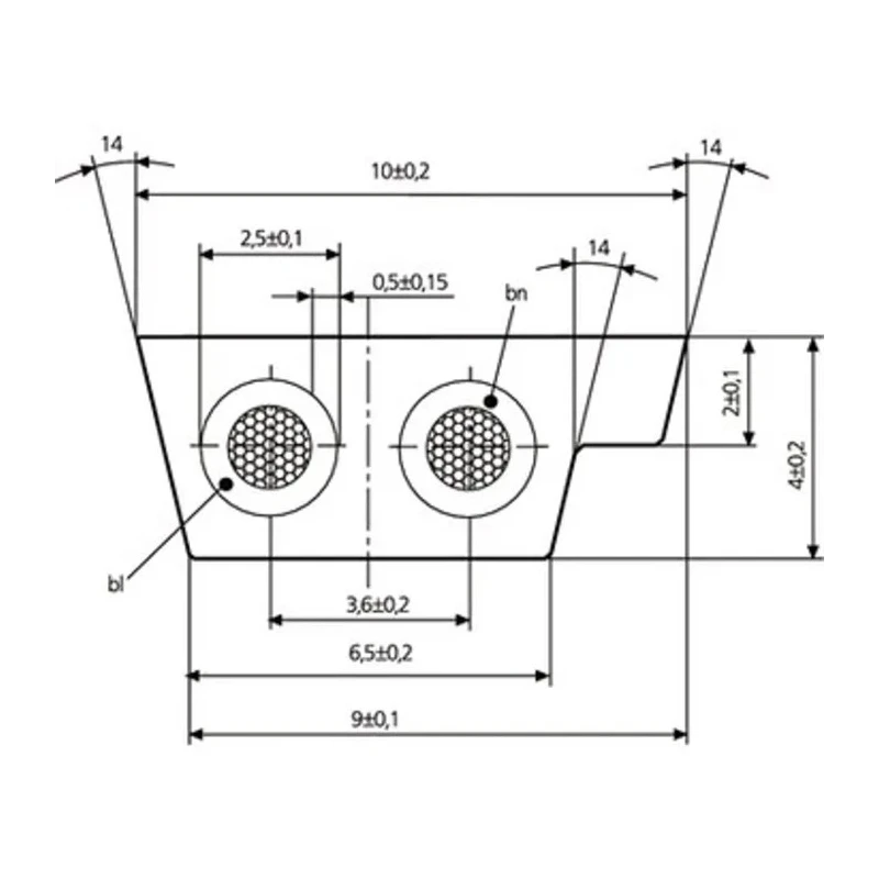 Lapp UNITRONIC BUS ASI Data Cable 2 Cores 1.5 mm² CSA 15 AWG Unscreened 50 m Black Thermoplastic Elastomer Sheath 2170231