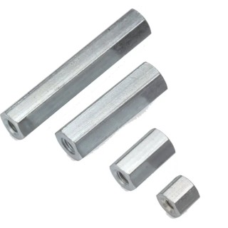 Wurth Elektronik Threaded Standoff M4 Steel Hex Body 95 mm Length Gloss Zinc Finish 970950481