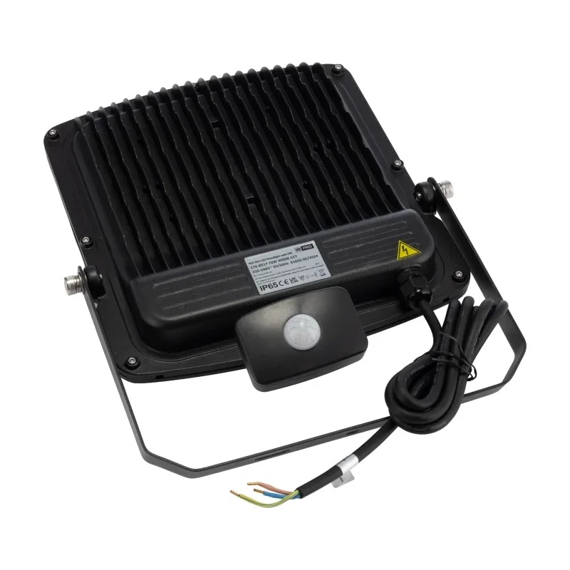 RS PRO REX Slim PIR Included Floodlight, 70W LED, Cool White 4000K, 6300 lm, IP65, 240V AC IP65
