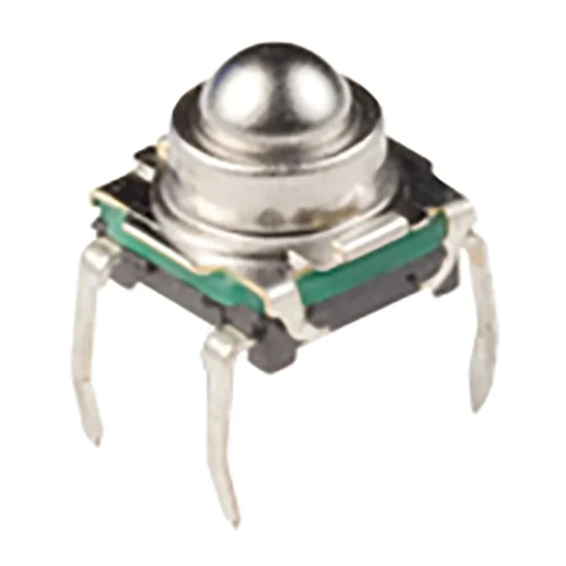 C & K IP60 Tactile Switch Top, 6.65 mm Actuator, SPST 50mA 32 V dc Through Hole 