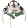C & K IP60 Tactile Switch Top, 6.65 mm Actuator, SPST 50mA 32 V dc Through Hole