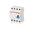 ABB Residual Current Circuit Breaker, F200 Series, 63A, 4-Pole, 500 mA Trip Sensitivity, Type 2CSF204592R4630 F204 B-63/0,5