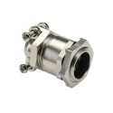 Lapp SKINDICHT Series 25 Cable Gland Kit with 1 x Cable Gland, M20 Thread Size, Nickel-Plated Brass 52103320+52106820