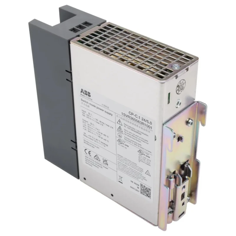 ABB CP-C.1 Switched Mode DIN Rail Power Supply 1SVR360563R1001 CP-C.1 24/5.0 24V DC, 5A Output, 120W 300V DC, 264V AC Input