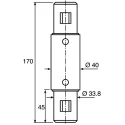 Rose+Krieger M8 Aluminium Coupling Connecting Component 6m Length 14403410025
