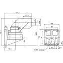 Rose+Krieger Hinge Connecting Component for Strut Profile 48 mm Groove Size 48 mm Round Tube Size 48 mm 494970000