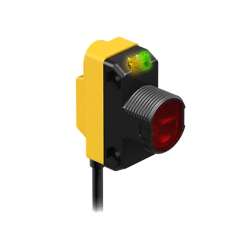 Banner Through Beam Photoelectric Sensor, Block Sensor, 50 mm Detection Range, NPN Output, IP67, 30V DC Maximum QS18VN6FF50