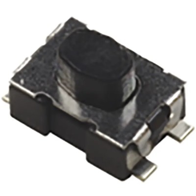 C & K IP40 Tactile Switch Top, 2.5 mm Actuator Length, SPST 10mA 32 V dc Surface Mount 