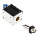 RS PRO DC Pull Action D Frame Linear Solenoid 50 mm Length 37 mm Width 41 mm Depth 12 V 300 g 177-0131