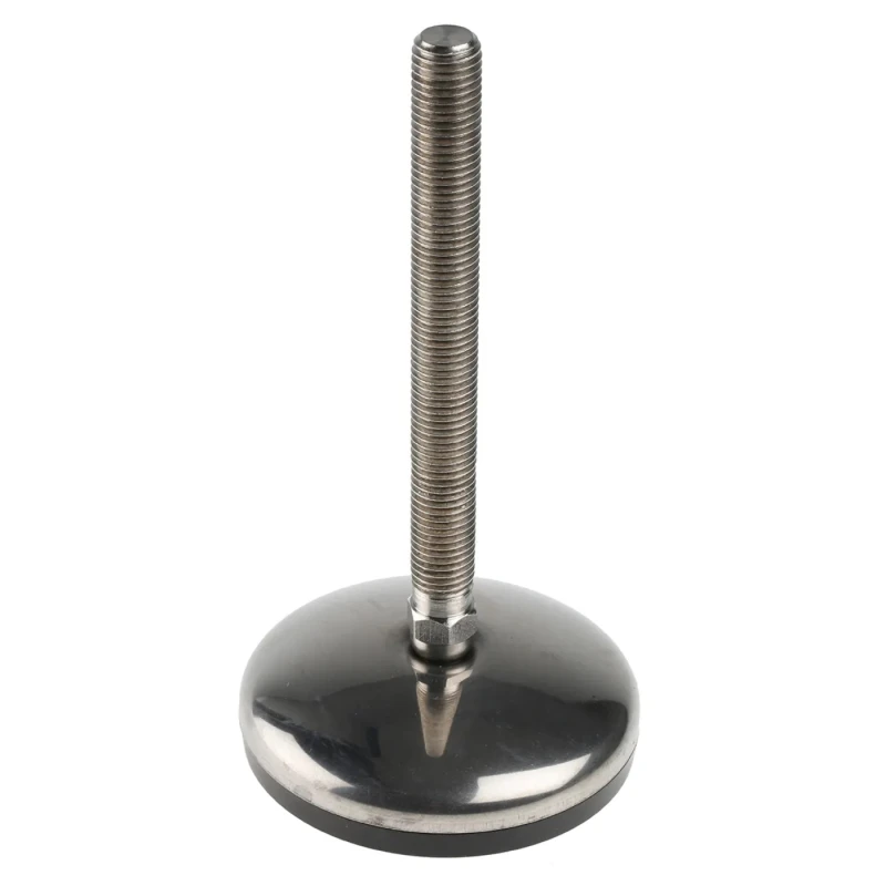 Nu-Tech Engineering M16 100 mm Diameter Stainless Steel Adjustable Foot 1000 kg Static Load Capacity 3.5 ° Tilt A105/024