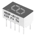 Broadcom 2 Character 7 Segment Red LED Display Anode 3.6mcd 7.6mm HDSP-A101