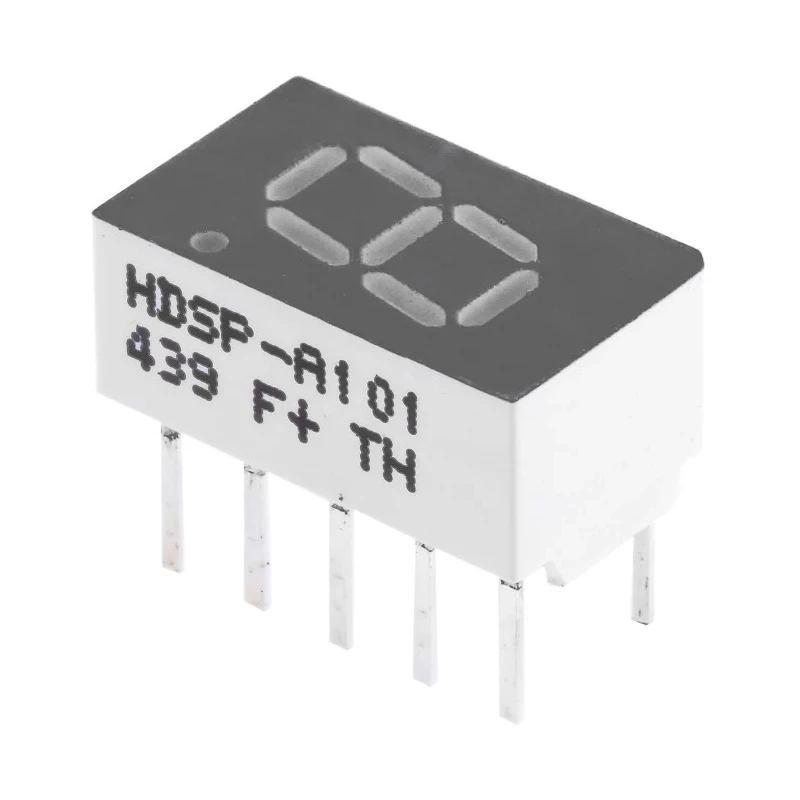Broadcom 2 Character 7 Segment Red LED Display Anode 3.6mcd 7.6mm HDSP-A101