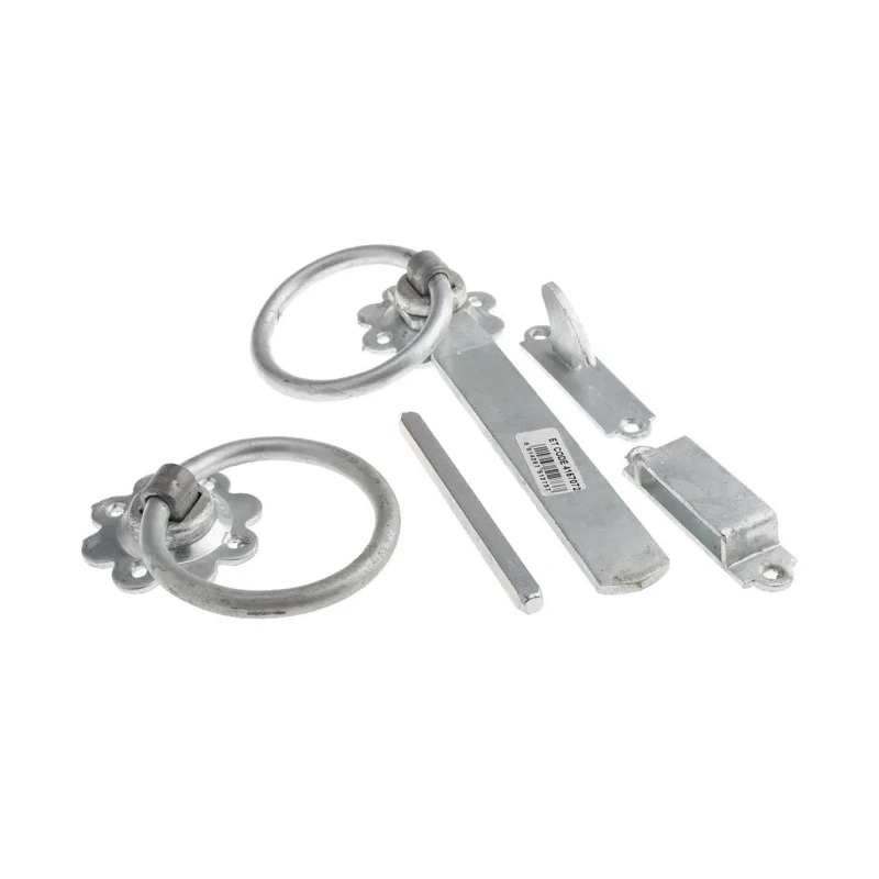 RS PRO Steel Gate Latch 177 mm Galvanised Finish 436-0564