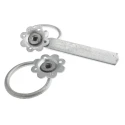 RS PRO Steel Gate Latch 177 mm Galvanised Finish 436-0564