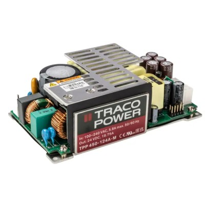 TRACOPOWER Switching Power Supply 24V DC 450W Screw Mount TPP 450-124A-M