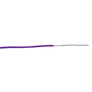 Alpha Wire PTFE Equipment Hookup Wire Purple 28 AWG 7 x 0.13 mm Core Strands 30 m 600V 200°C 5852 VI005