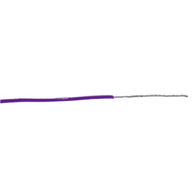 Alpha Wire PTFE Equipment Hookup Wire Purple 28 AWG 7 x 0.13 mm Core Strands 30 m 600V 200°C 5852 VI005