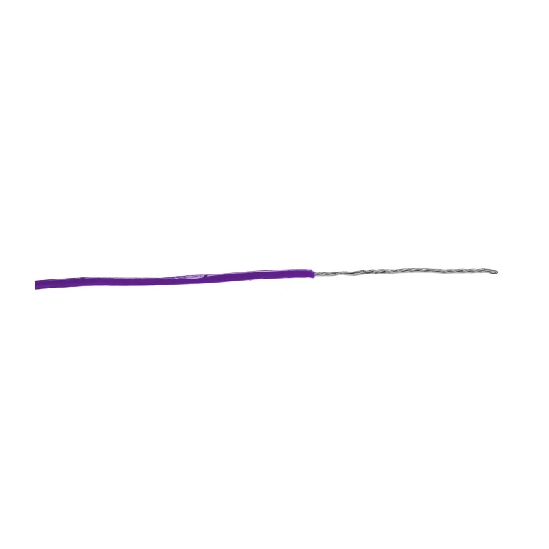 Alpha Wire PTFE Equipment Hookup Wire Purple 28 AWG 7 x 0.13 mm Core Strands 30 m 600V 200°C 5852 VI005