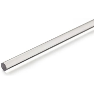 RS PRO Transparent Polycarbonate PC Rod 1 m Length 10 mm Diameter Engineering Grade Material 438-6443