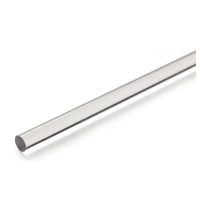 RS PRO Transparent Polycarbonate PC Rod 1 m Length 10 mm Diameter Engineering Grade Material 438-6443