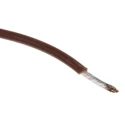 Alpha Wire Hook Up Wire TEFLON Series Brown 20 AWG Silver Plated Copper 600V 200°C 30m 5856 BR005