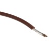 Alpha Wire Hook Up Wire TEFLON Series Brown 20 AWG Silver Plated Copper 600V 200°C 30m 5856 BR005