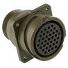 Amphenol Limited MIL Spec Circular Connector 500V AC Brass Straight 37 Way Wall Mount Female 97B-3100A-28-21S