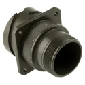 Amphenol Limited MIL Spec Circular Connector 500V AC Brass Straight 37 Way Wall Mount Female 97B-3100A-28-21S
