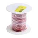 Alpha Wire Hookup Wire TEFLON Series Red, 16 AWG, 19 x 0.29 mm Strands, 600V, 30 m Length, Silver Plated Copper 5858 RD005
