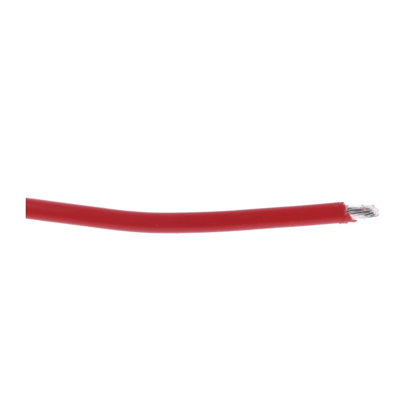 Alpha Wire Hookup Wire TEFLON Series Red, 16 AWG, 19 x 0.29 mm Strands, 600V, 30 m Length, Silver Plated Copper 5858 RD005