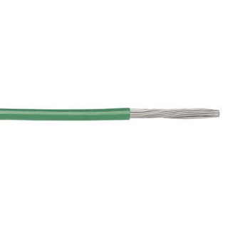Alpha Wire PTFE Equipment Hookup Wire Green Jacket 16 AWG 19x0.29 mm Strands 600V 200°C 30m 5858 GR005