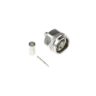 Telegartner N Series 50 Ω Coaxial Connector Cable Male, Straight Body Crimp J01020A0108