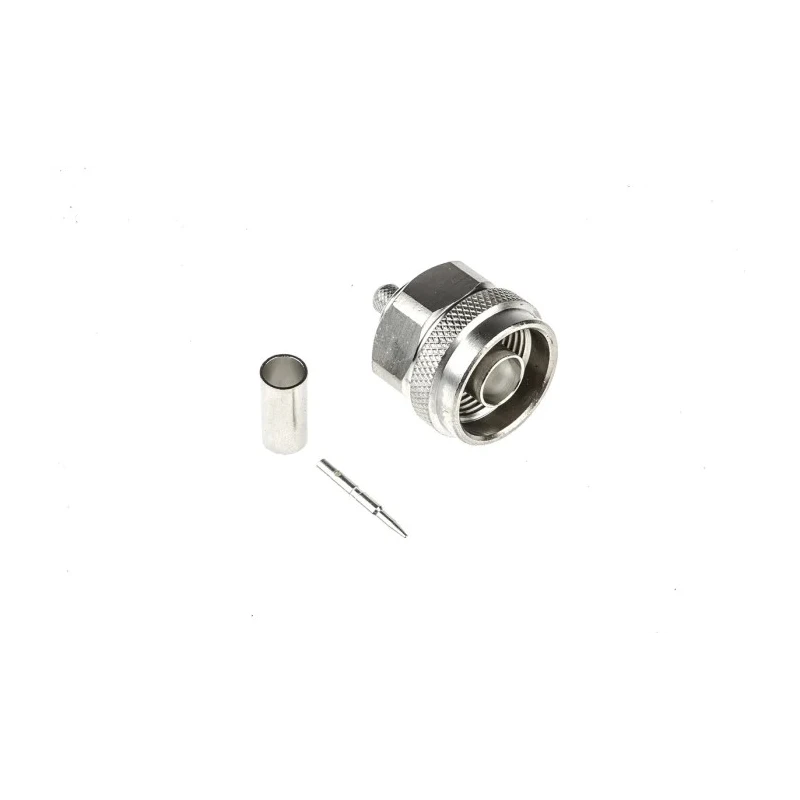 Telegartner N Series 50 Ω Coaxial Connector Cable Male, Straight Body Crimp J01020A0108