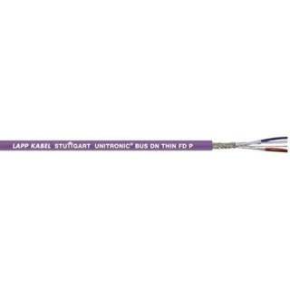 Lapp UNITRONIC BUS DN Data Cable 4 Cores 0.25 to 0.34 mm² CSA 22 AWG Screened 25 m Purple Polyvinyl Chloride 2170345