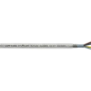 Lapp CY Control Cable, 4 Cores 18 AWG, 50 m Length, Screened Stranded Copper Conductor, Transparent Polyvinyl 0035006
