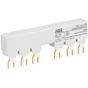 ABB PS1 Series 3 Phase Busbar 690 V AC 250 V DC 65A Current Rating Model 1SAM201906R1112 PS1-2-1-65