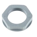 Lapp Silver Grey Fibreglass Reinforced Polyamide Cable Gland Locknut, M32 Thread, IP68 53119020