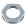 Lapp Silver Grey Fibreglass Reinforced Polyamide Cable Gland Locknut, M32 Thread, IP68 53119020
