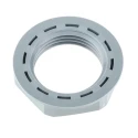 Lapp Silver Grey Fibreglass Reinforced Polyamide Cable Gland Locknut, M32 Thread, IP68 53119020