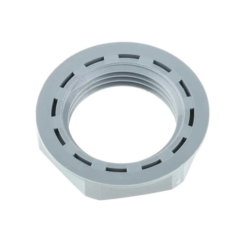 Lapp Silver Grey Fibreglass Reinforced Polyamide Cable Gland Locknut, M32 Thread, IP68 53119020