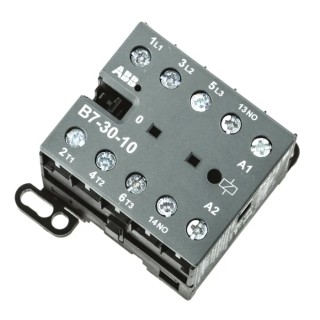 ABB B7 Series Mini Contactor, 24V AC Coil, 3-Pole, 20A Current, 690V AC Contact Voltage, 5.5 kW GJL1311001R0101 B7-30-10-01