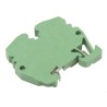 Weidmüller ZPEA Series Earth Terminal Block Yellow Green 2.5mm² 1-Level Clamp 1720950000