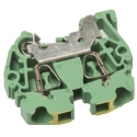 Weidmüller ZPEA Series Earth Terminal Block Yellow Green 2.5mm² 1-Level Clamp 1720950000