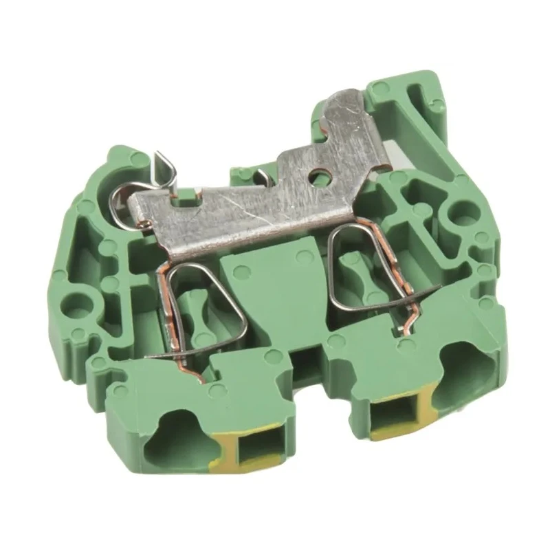 Weidmüller ZPEA Series Earth Terminal Block Yellow Green 2.5mm² 1-Level Clamp 1720950000