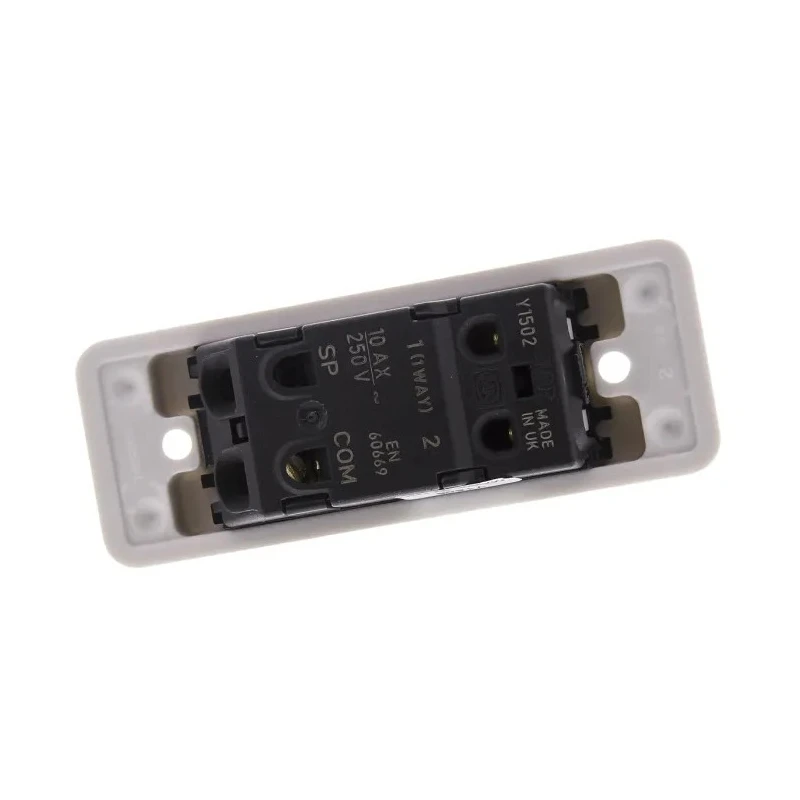 MK Electric White 2 Way Architrave Switch 1 Gang Logic Plus K4841 WHI