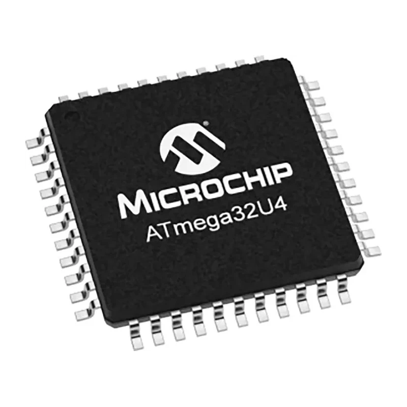 Microchip 8 bit AVR Microcontroller 16 MHz 32kB FLASH 44-Pin TQFP ATMEGA32U4-AUR