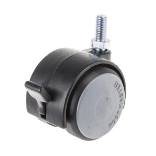 RS PRO Swivel Castor, 75 kg Load Capacity, 75 mm Wheel Diameter, Ball Bearing Hub, Aluminium Hub Material 446-2036