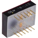 Lascar Digital Voltmeter DC LED Display 3-Digits ±1 % Accuracy 16.4 mm Cutout Height 23.4 mm Cutout Width OEM 1B-LED